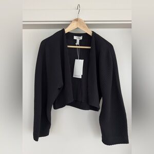 COS NWT Black Ribbed Women's Shrug
